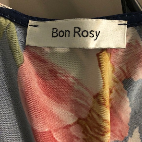 3/4 sleeve floral dress - Picture 3 of 3